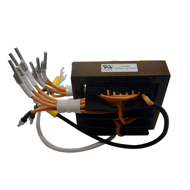 High Power Compact EE80 High Frequency Power Transformer Low Loss Stable For Inverters