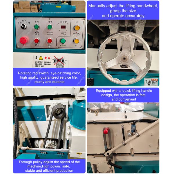 Heavy Duty Bench Planer with Multi Functional Automatic Feeding and 5mm Max.Working Depth