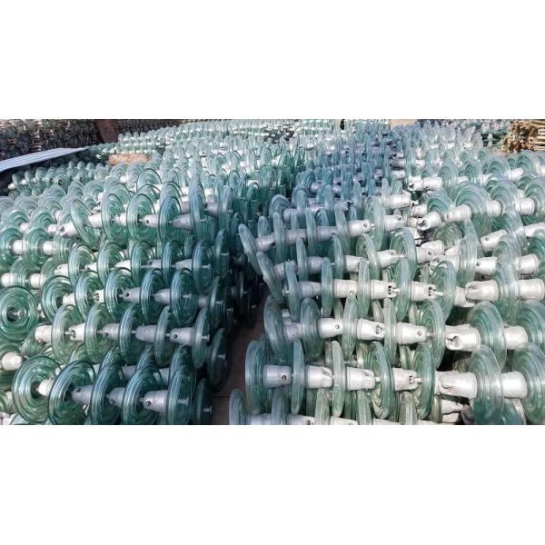 Toughened glass disc suspension insulator U50BSP for Uzbekistan