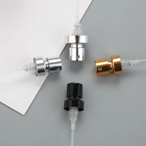 13mm 15mm 18mm 20mm Aluminum Gold Silver Shiny Fine Mist Sprayer Perfume Spray Pump