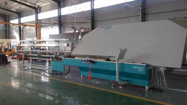 Fully Automated Bar Bending Machine , Aluminum Bending Machine Double Glass Line
