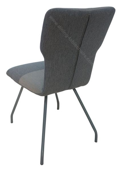 Tela do lazer estofada jantando o cinza high-density Shell da esponja das cadeiras