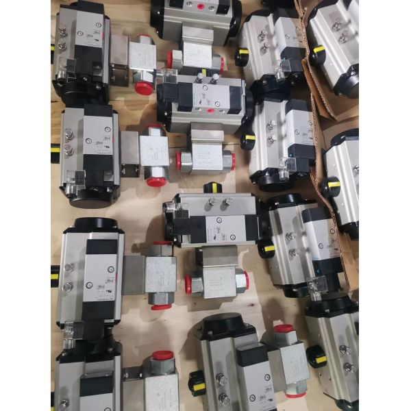 Анодированный двойником привод воздуха алюминиевого сплава пневматический с переключателями предела