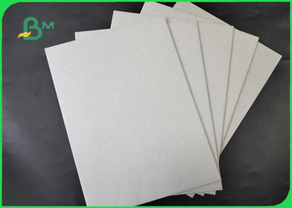 800GSM Recycled Pulp Chipboard Uncoated All Grey With FSC For Binder Cover