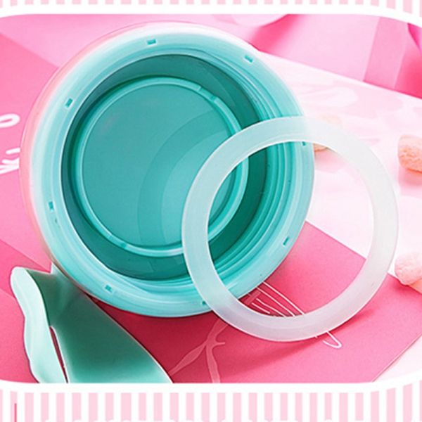 Water Glass Cup with Creative Cartoon Rabbit Design and Portable Leakproof Sealed Design