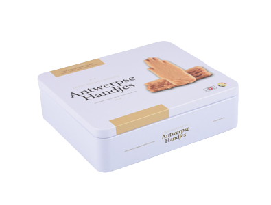 Bulk Customized Biscuit Tin Cans For Food Packaging ISO SMETA