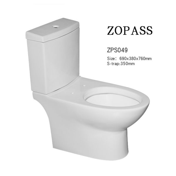 Яма смешивания размечая топить сифона туалета 180mm двухкусочный вытянутый