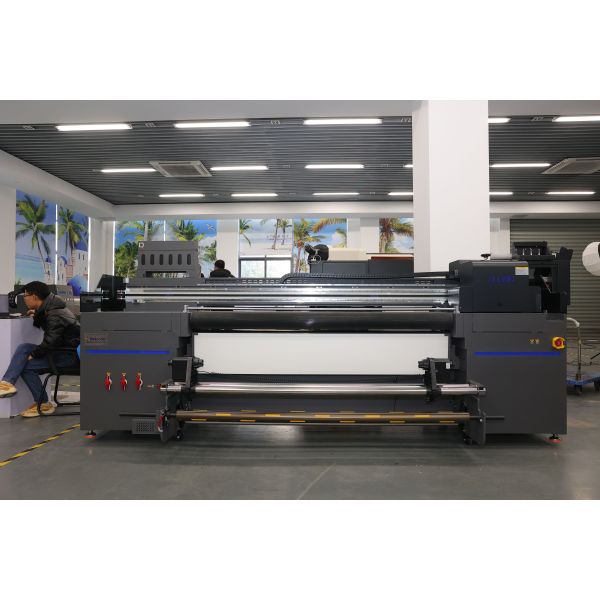 HB1804 (4 Heads) 4-color Hybrid UV Printer 1.8m Three Row Four Head Configuration Large Format UV Flatbed Printer