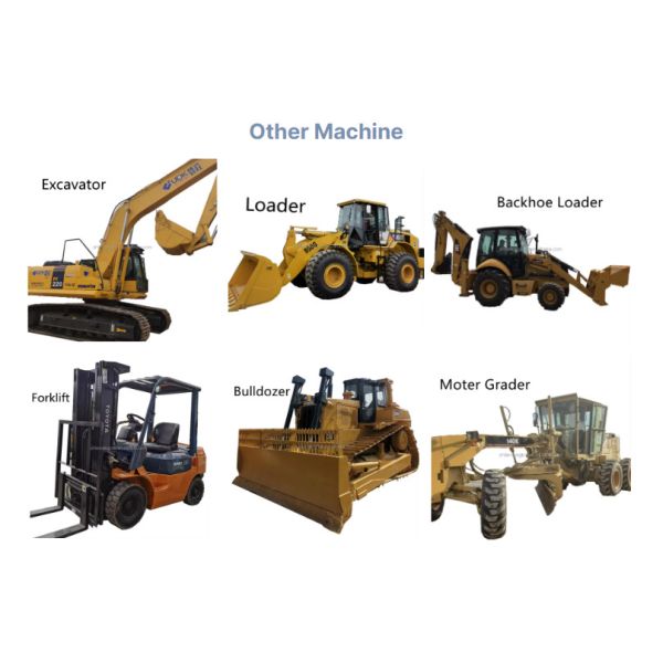 Original Paint 7 Ton Used Forklift 70 Komatsu Forestry Equipment