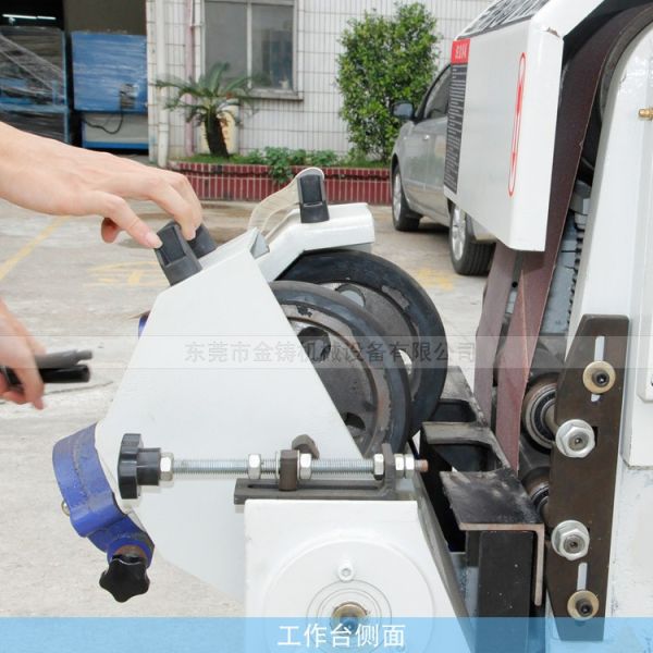 Automatic Abrasive Belt Metal Sanding Machine For 9.5-60mm Diameter Tubes