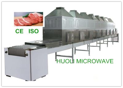 Continuous Belt Type Frozen Food Thawing Machine , Microwave Thawing Equipment