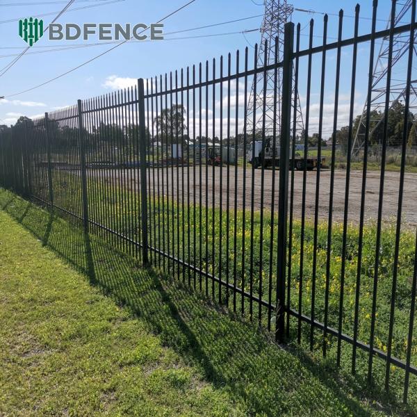 Premium Finish Tubular Steel Fence Elegant Appearance