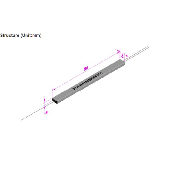 1X16 Blockless Planar Lightwave Circuit PLC SC APC PLC Splitter with Equal Ratio Output for CATV