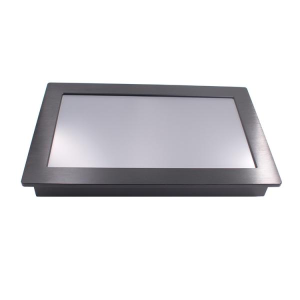 1TB Wide Fully Sealed Waterproof Touch Screen Computer 300cd/m2 Aluminum Bezel