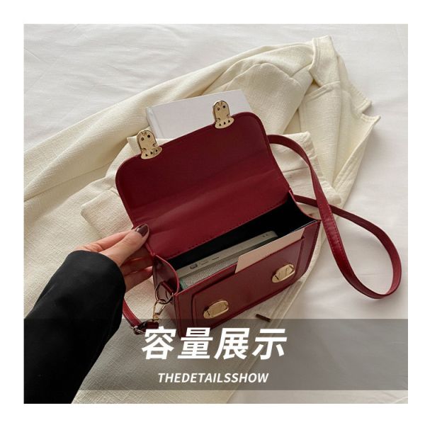 SENIOR SENSE OF RETRO SMALL BAG WOMEN 2024 NEW SUMMER FASHION FOREIGN STYLE SHOULDER BAG SMALL NICHE ALL HAND BAG SQUARE