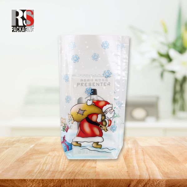 Прозрачная упаковка Пластмассовые BOPP блок нижние мешки для пищи