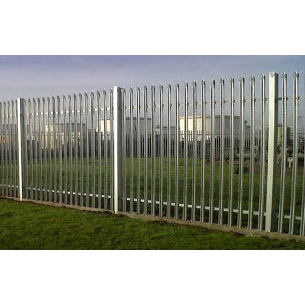 Galvanised Steel Security Palisade Fencing W Section 2.5*2.75m
