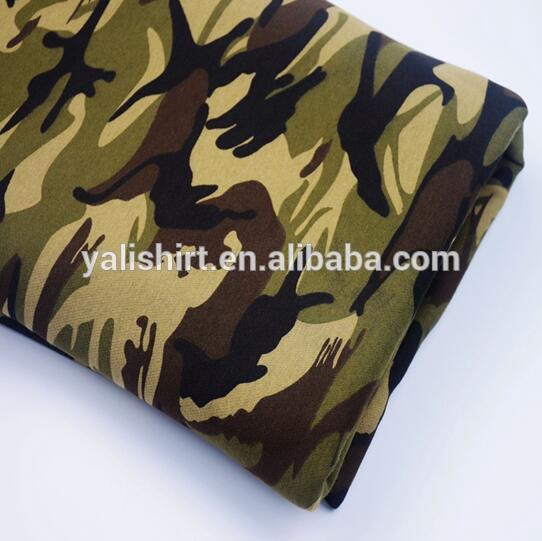 Custom long sleeves 100% cotton blank oversized camo hoodies mens