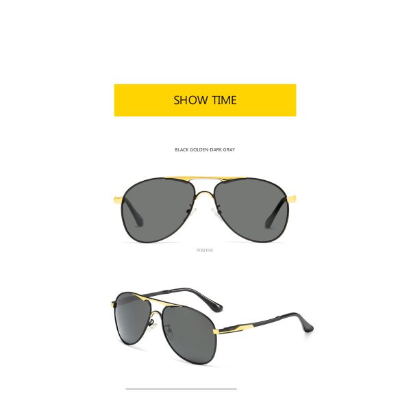 Aluminum Magnesium Mens Luxury Sunglasses Polarized Lens Sunglasses