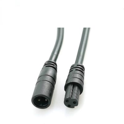03 poles circular male female waterproof connector,3poles mini connector for LED Lighting