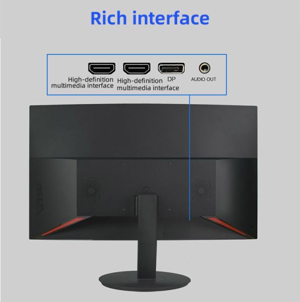 IPS 1920x1080p LCD Computer Monitors 23.6 60Hz Desktop Computer Monitor