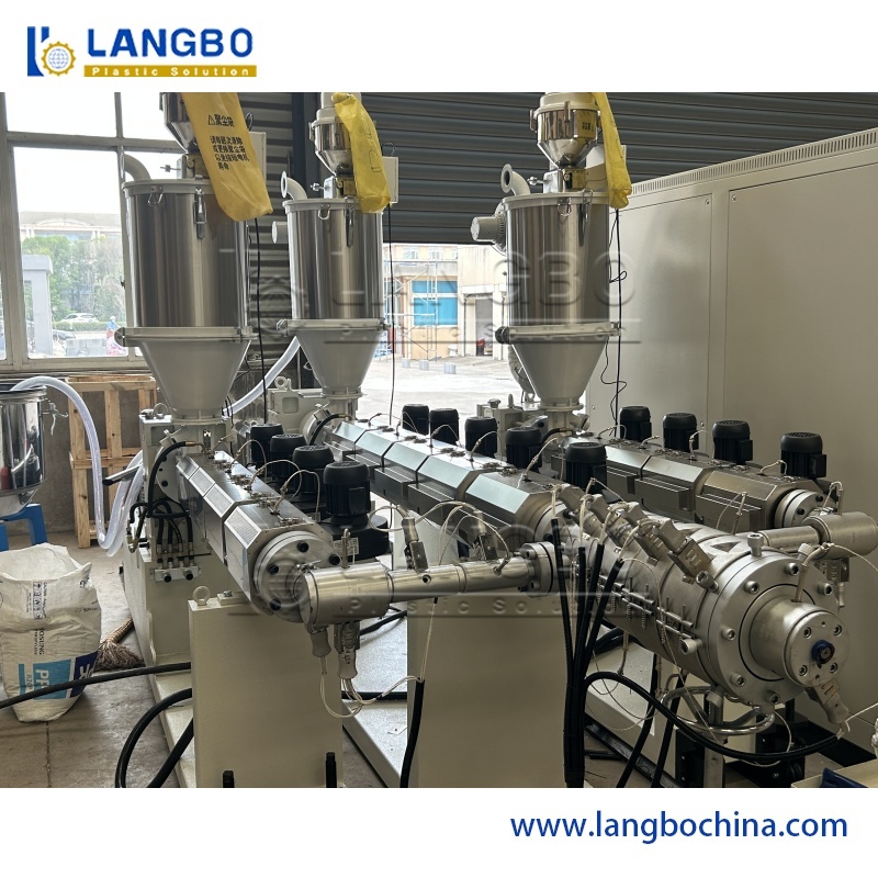 Plastic 20-110mm HDPE PPR Pipe Extrusion Line PE PPR Water/Gas Pipe Screw Extruder Machine Plastic PVC Electric Conduit Pipe Making Machine