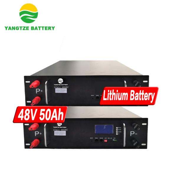 Residential 48V 50ah Lithium Ion Solar Battery 51.2V 29kg Black