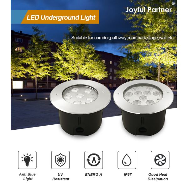24V DC LED Deck Post Light Waterproof Recessed 6W LED Outdoor Inground Light