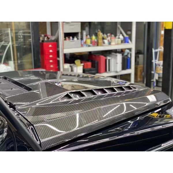 For Benz G-class W464 W463 G500 G550 G63 G350 Carbon Fiber Machine Cover W464 W463 Upgrade Topcar Style Cover