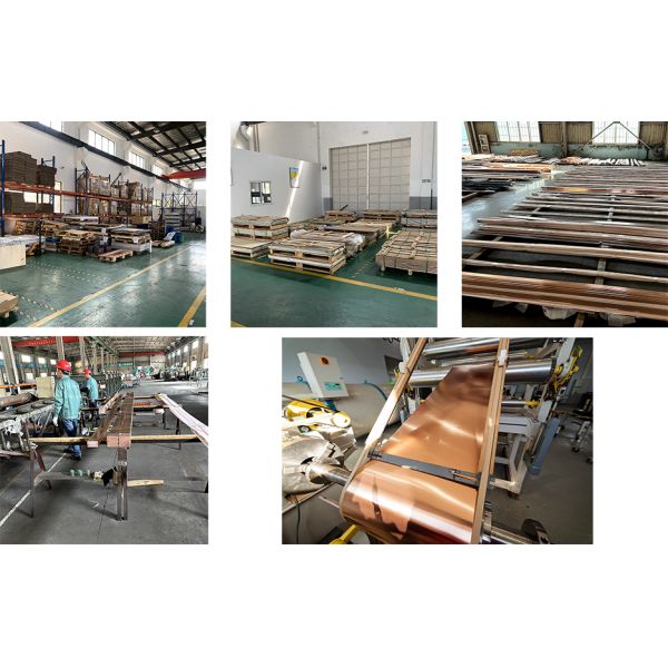 Custom Copper Brass Sheet Plate Mill Polished 5mm Thick 2500mm