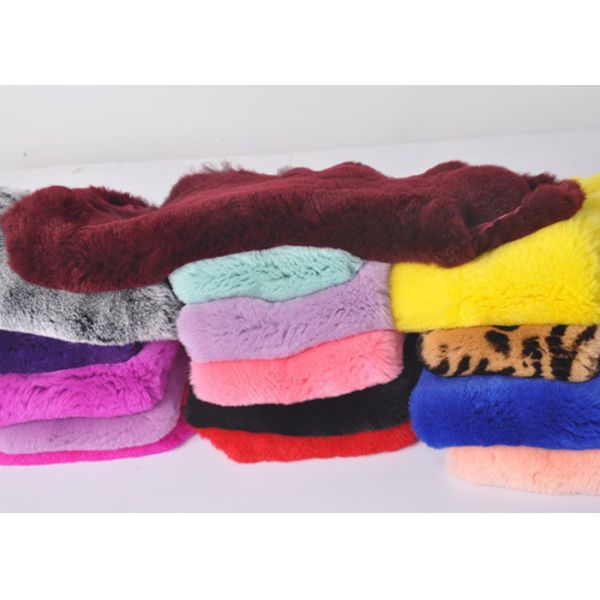 la piel del conejo de los 30*40cm Rex pela la suavidad caliente, piel de Rex de la chinchilla con color natural/teñido