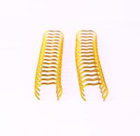la double attache de fil de boucle de 25.4mm, 34 boucles documentent le fil en spirale en métal