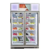 distributeur automatique intelligent de réfrigérateur avec les aliments surgelés de système de fruit végétal futé de vente dans le supermarché