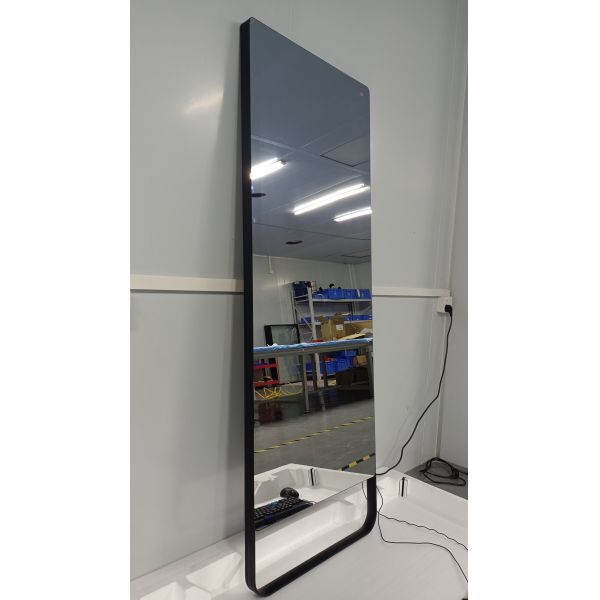 Пол стоя умное зеркало фитнеса, полные Nits 1920×1080 зеркала 500 разминки тела