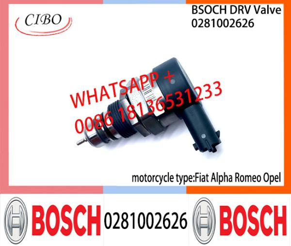 Válvula de controle 0281002626 da válvula 0281002626 de BOSCH DRV para Fiat Alpha Romeo Opel