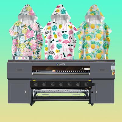 15 Head Inkjet Dye Sublimation Printer I3200 1.9m Digital Textile Printing Fabric Machine