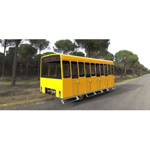 Поезд мест силы 62 бензина мини Trackless, езда на туристском поезде для привлекательностей