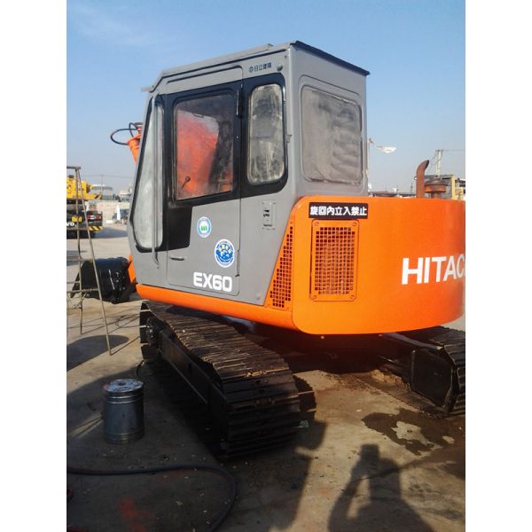 6T weight Used Crawler Excavator Hitachi EX60 A-BD30 engine with Original Paint