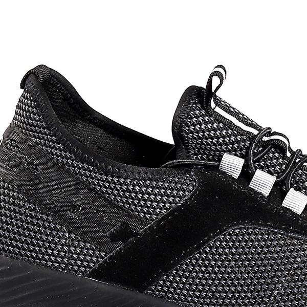 Función de absorción de golpes Zapatos respiratorios de punto de mosca con cordones y material de plantilla EVA S3 zapatos de seguridad