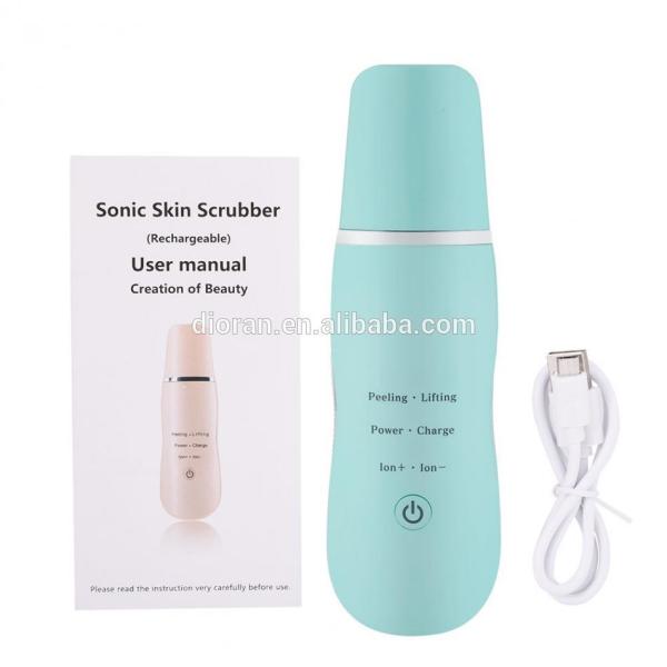 Electric Ultrasonic Facial Cleansing Brush , Deep Cleaning Ultrasonic Skin Scrubber
