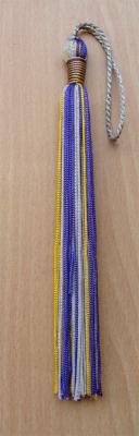Wholesale Multi Color Custom 8 Graduation Chainette Rayon Trimmings with 6 Loop