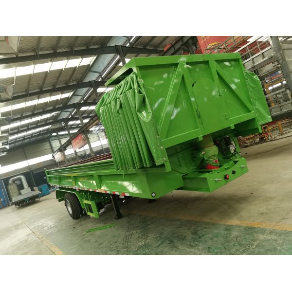 50 тонн 3-осевых саморазрядных перегонных прицепов с гидравлическим цилиндром и HAVY