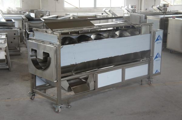 Taro Yam Root Brush Washing And Peeling Machine Restaurant 5 To 7tph