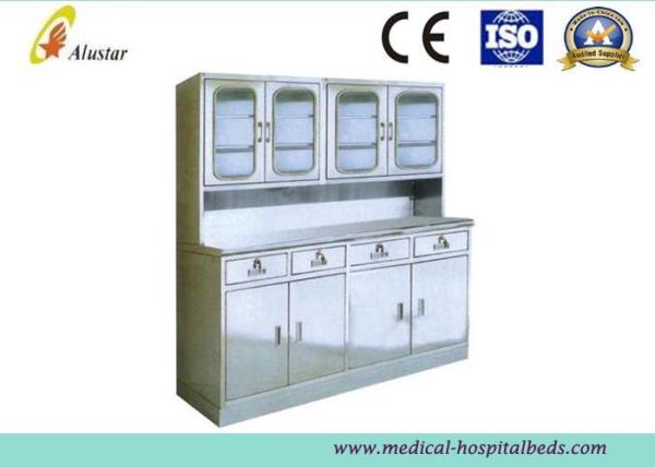 3 Shelves Metal Medical Cabinet Hospital Equipment Instrument ALS - CA003