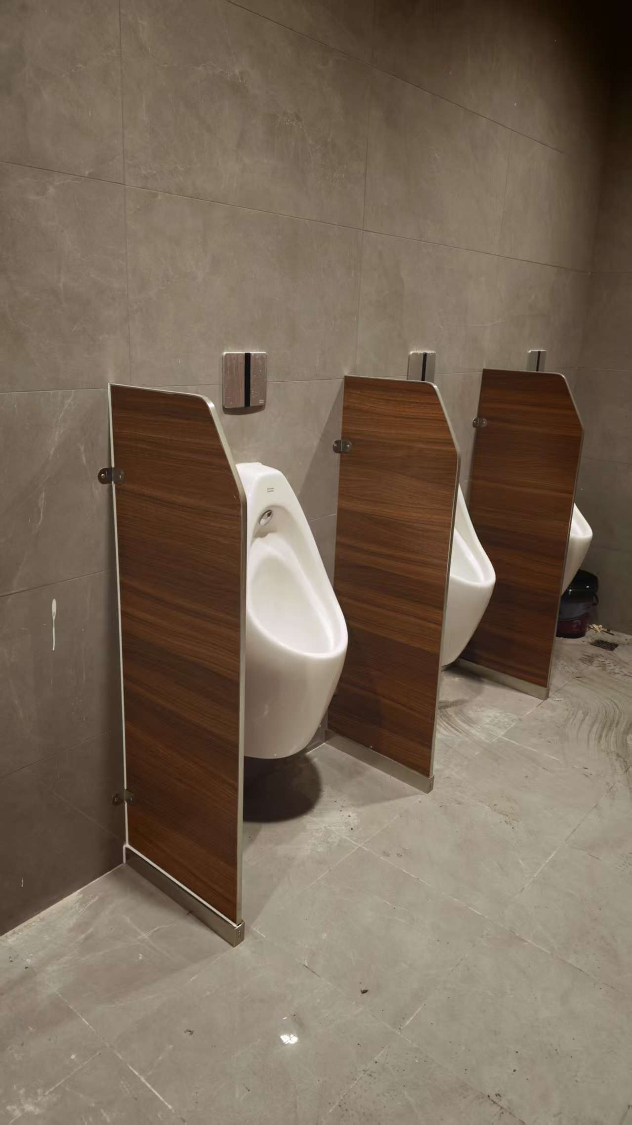 Custom Color Compact Laminate Bathroom Partition | Metal Fitting Toilet Stall