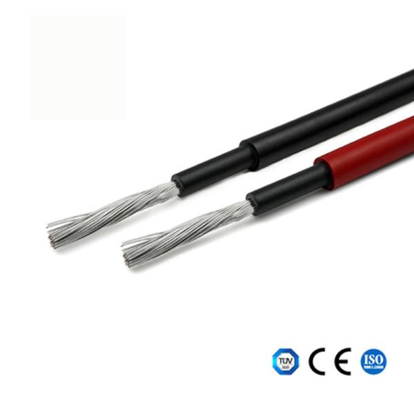Stranded Oxygen Free Tinned Copper Wire PV Cable 2.5mm2 Red Black