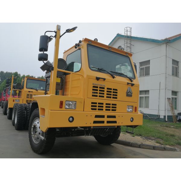 336hp Red Left Hand Drive Dump Truck 6x4 Sinotruk Howo7 Brand URO II Emission