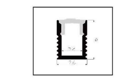 5mm Led Strip Aluminum Channel / Custom Aluminium Profiles For Led Lighting