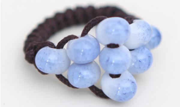 Features ceramic beads ceramic jewelry vintage jewelry ring original retro fashion