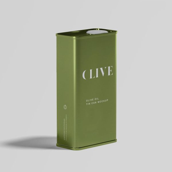 Wholesale Custom Printed 125ml 150ml 250ml  Rectangular Tin Can for Olive Sunflower Cooking Oil Food Grade Metal Container